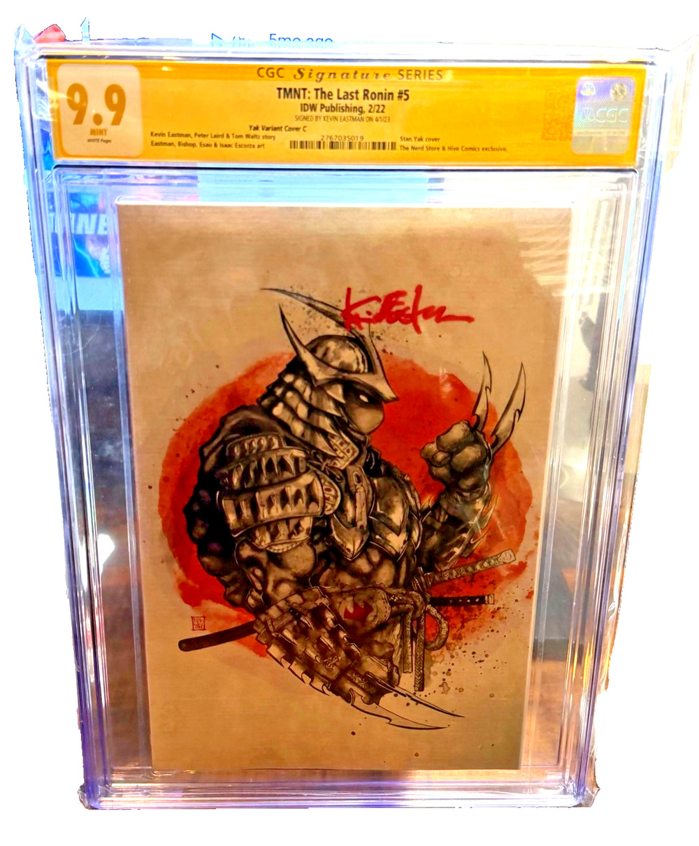 TMNT The Last Ronin #5 CGC 9.9 Signature Series Kevin Eastman Stan Yak Cover